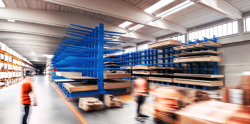 Scaffalatura cantilever